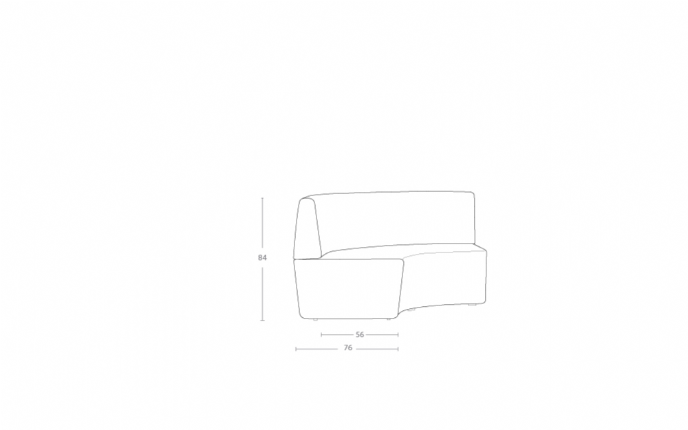 Dimensoes do produto sofa berg